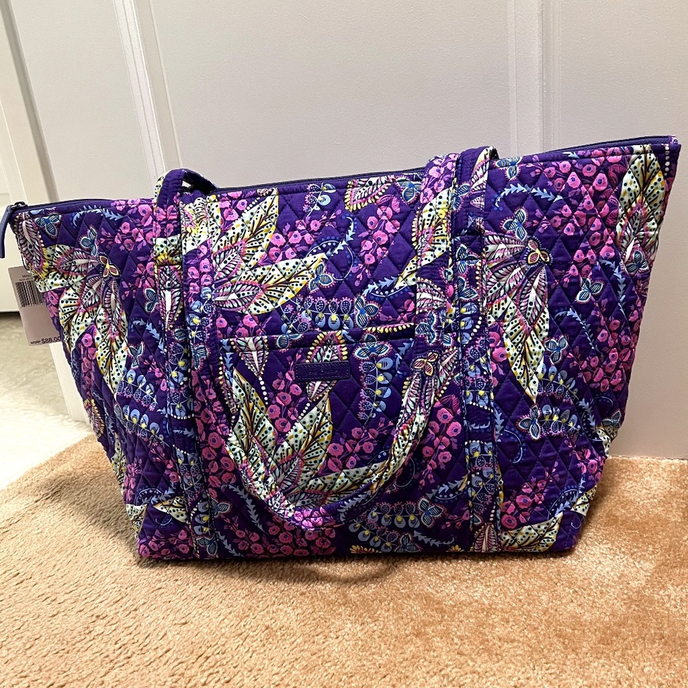 Vera Bradley Miller Bag - Batik Leaves